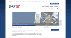 Desktop Screenshot of generalautoparts.com